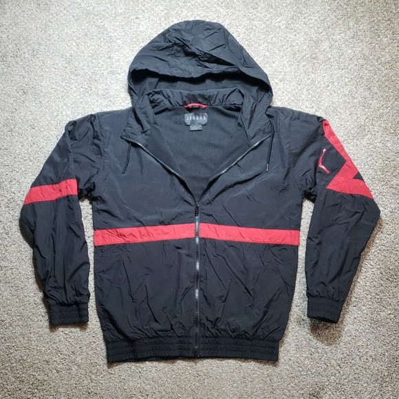 Jordan Jackets & Coats Air Jordan Jacket Mens Medium Black Zip Up